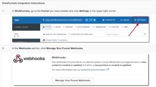 Clickfunnels Integraciones Instrucciones